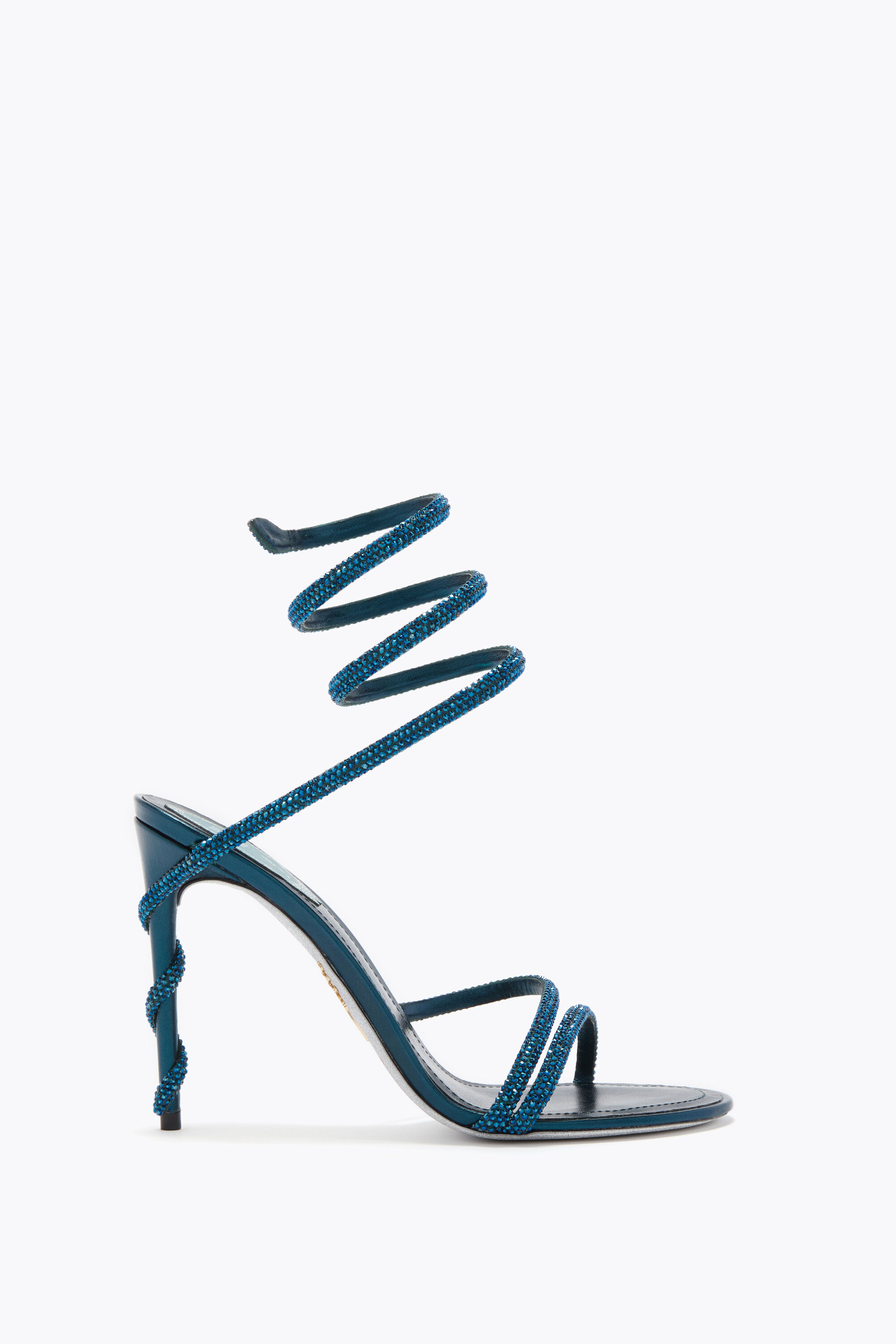 Jeweled MARGOT TEAL SANDAL 105 | Rene Caovilla®