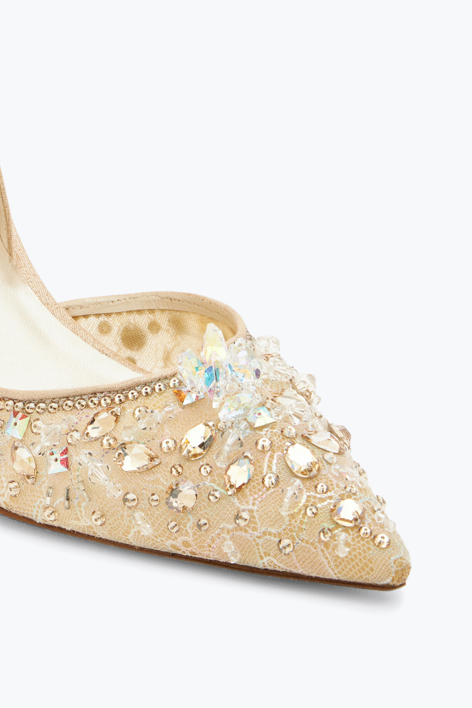Jeweled Slingback With Jewel Stones Cinderella 75 | Rene Caovilla®