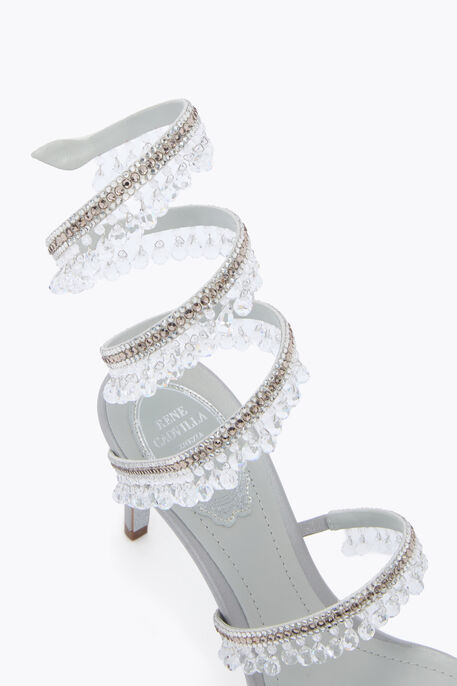 CHANDELIER SILVER SANDAL 80