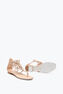 VENEZIANA GOLD AYERS LEATHER THONG SANDAL 10
