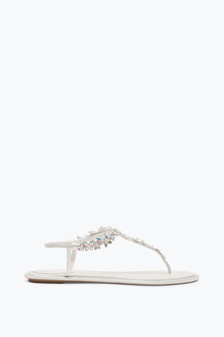 EDEN IVORY THONG SANDAL 10