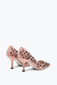 Trifora Pump In Antique Pink Suede 80