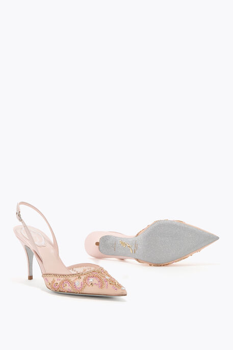 JAHANARA POWDER PINK SLINGBACK 80
