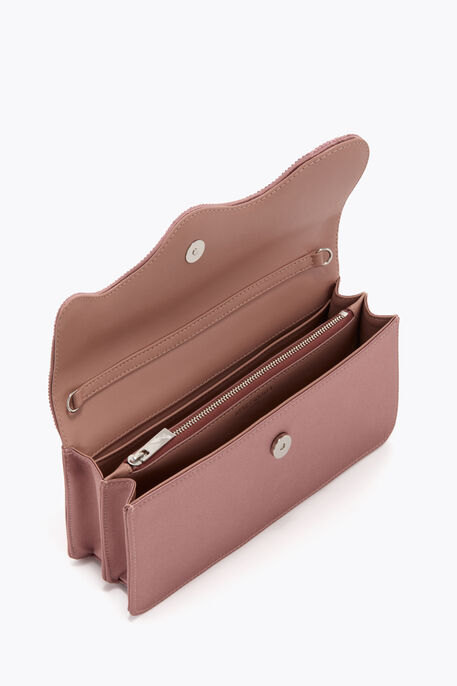 ONDA POWDER PINK CLUTCH
