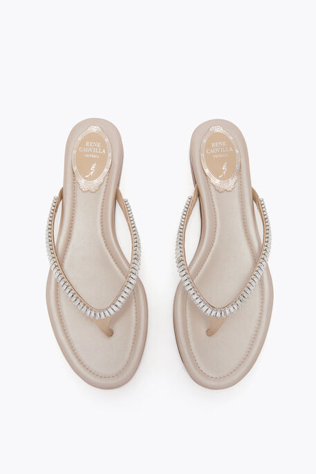 SPARK NUDE THONG SANDAL 10