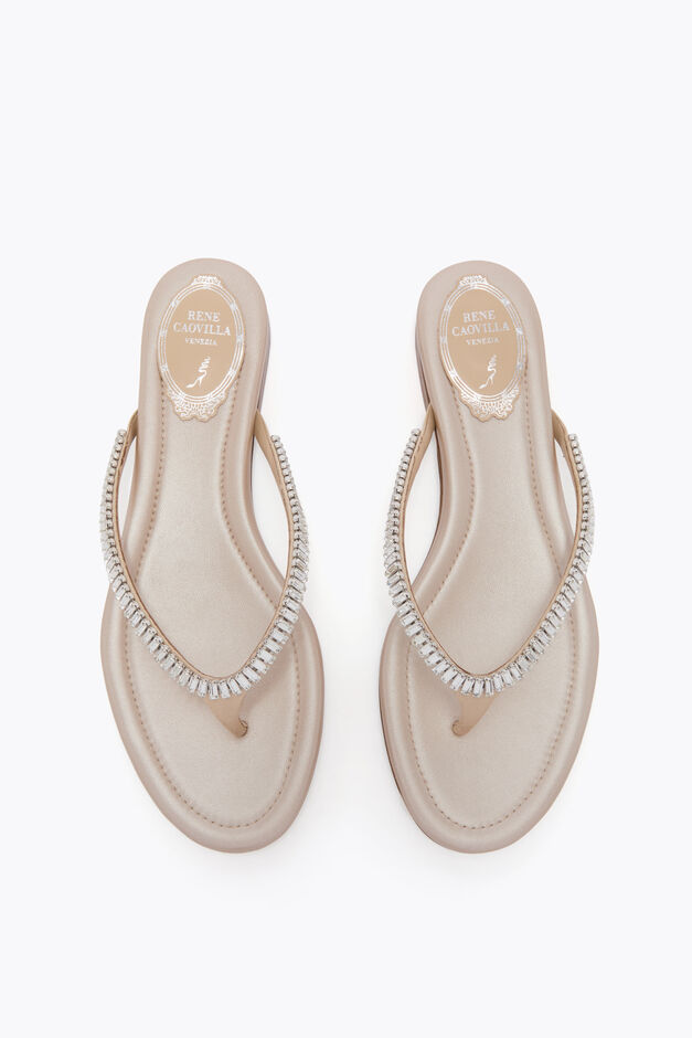 SPARK NUDE THONG SANDAL 10