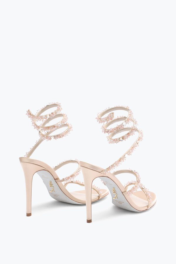 Cinderella Nude Sandal With Serpent 105
