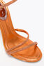 MARGOT ORANGE SATIN/LAVA STRASS SANDAL