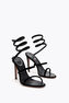 CLEO BLACK VELVET SANDAL