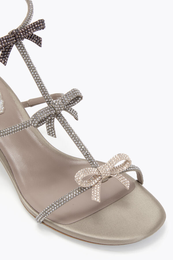CATHERINA FOG SATIN/BLK DIAMON-G.SHADOW-JET S SANDAL