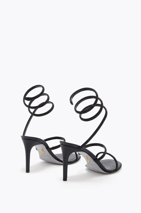 CLEO BLACK SANDAL 80