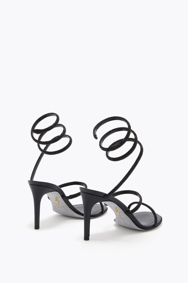 CLEO BLACK SANDAL 80