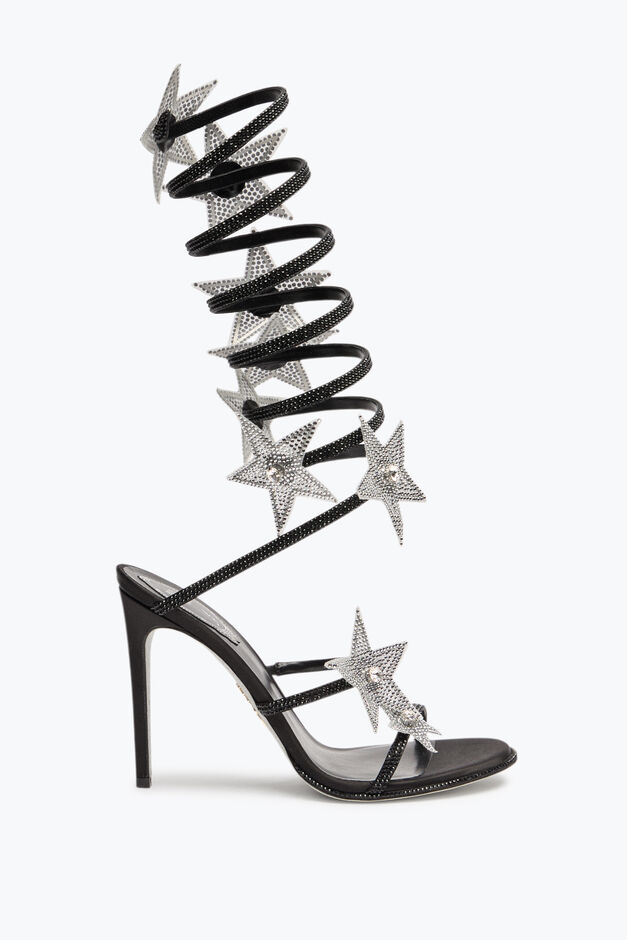 SUPER CLEO STAR BLACK & SILVER SANDAL 105