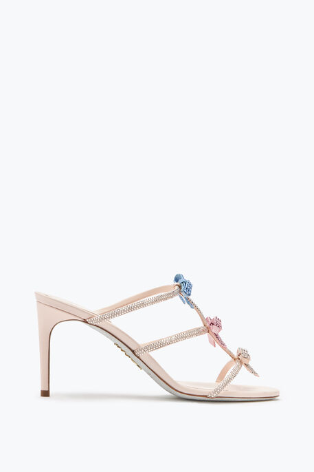 Caterina Mule With Multicolor Crystals 80