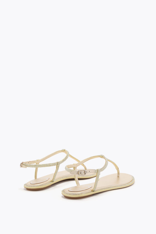 DIANA LEMON YELLOW SANDAL WITH CRYSTALS 10