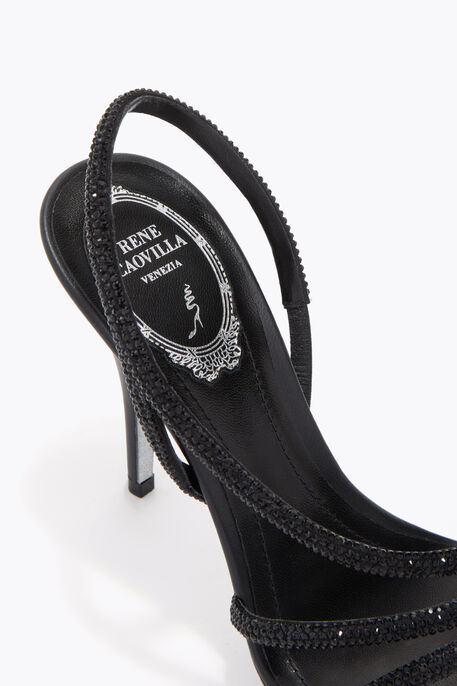 ERIN BLACK SANDAL 100