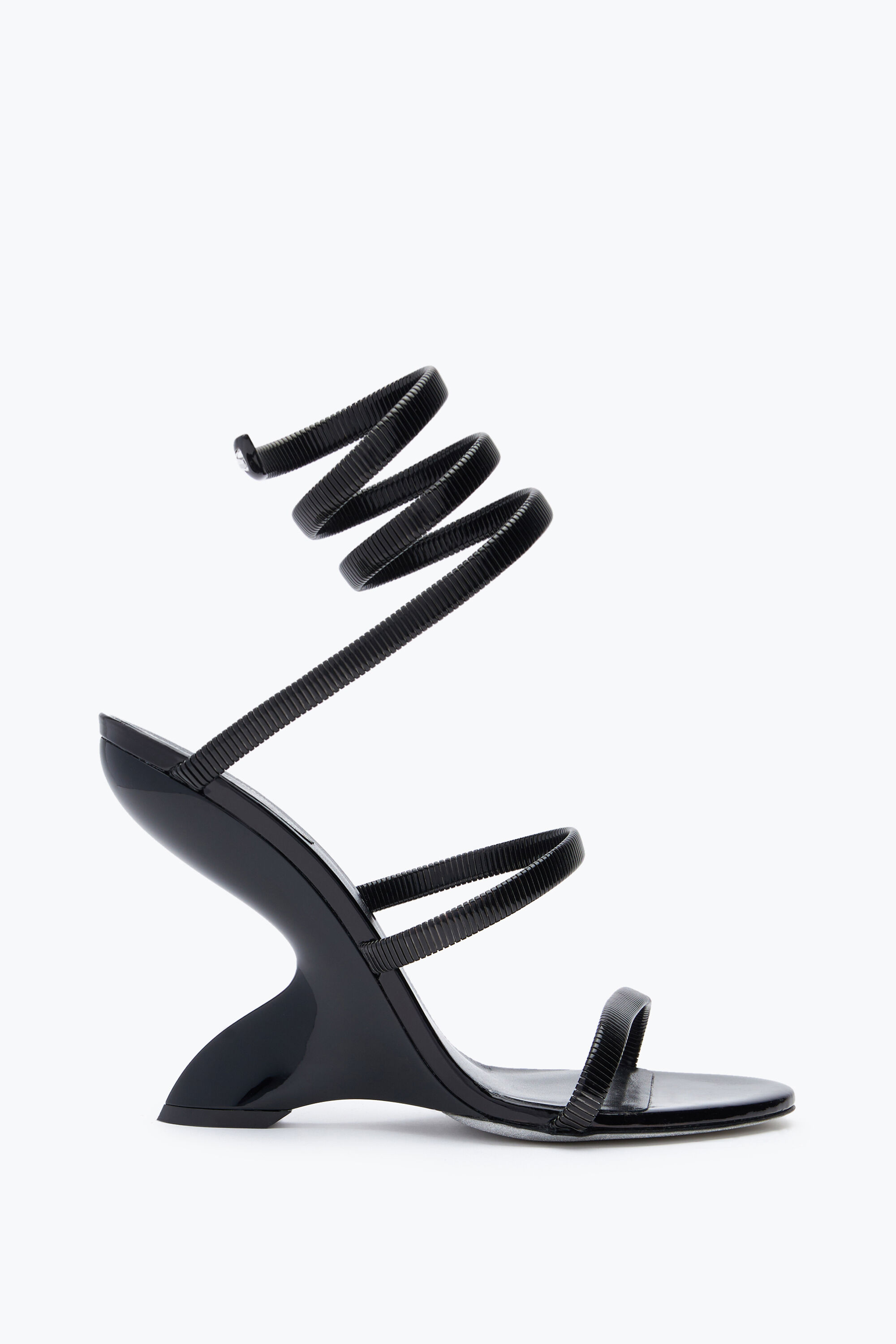 Jeweled Symphony Black Sandal 105 | Rene Caovilla®