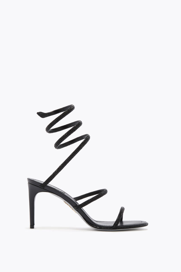 CLEO BLACK SANDAL 80