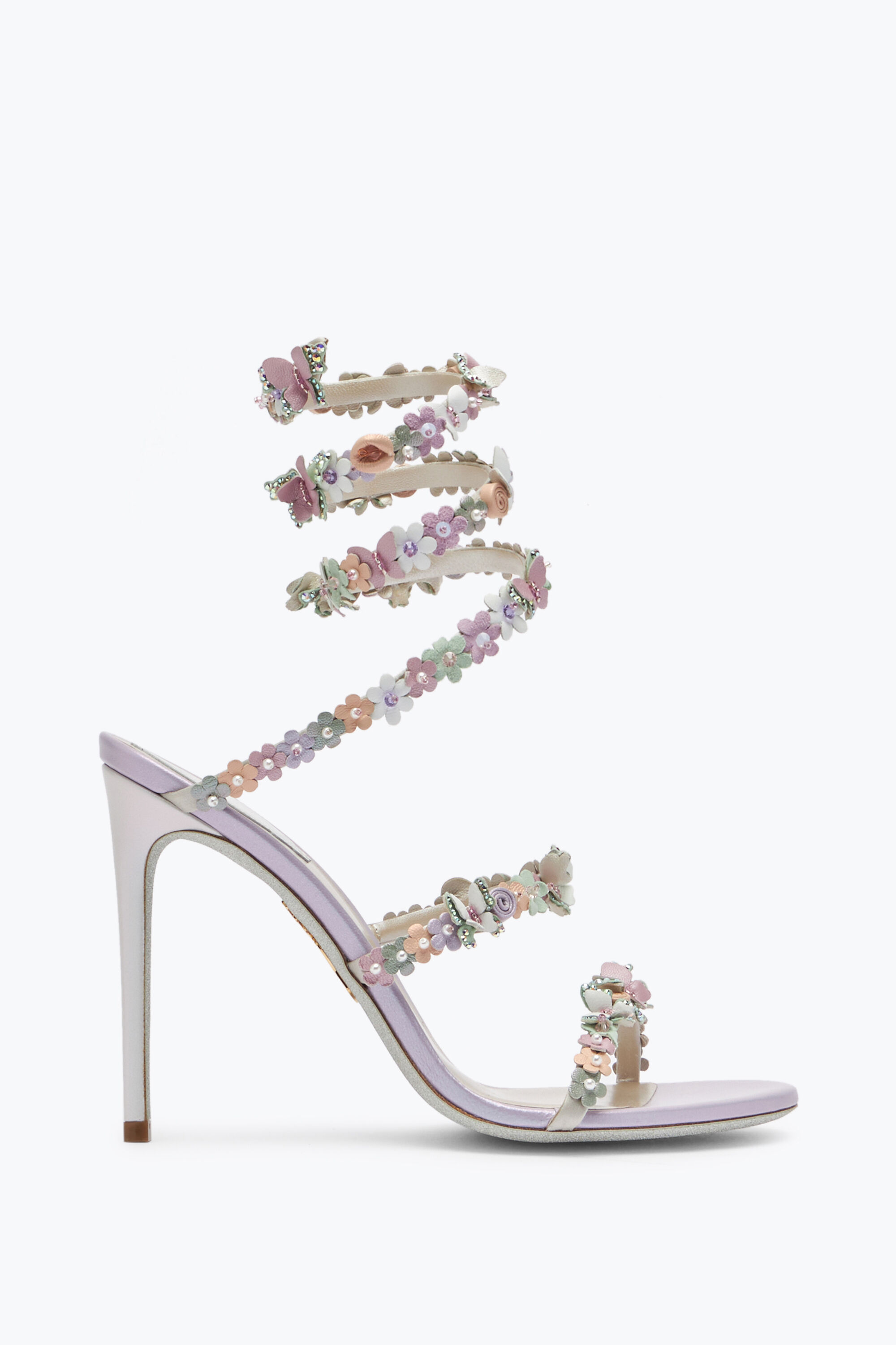 サンダル・ミュール Rene Caovilla 'Peach Flower' sandals Jeweled PEACH FLOWER | Rene Caovilla®