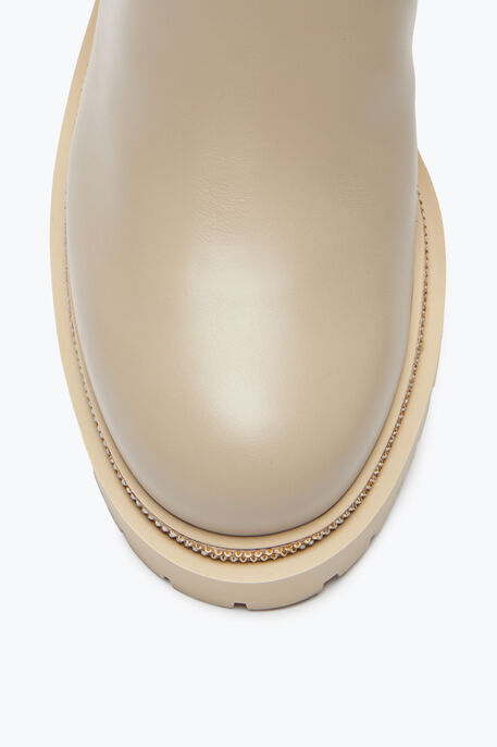 Cleo Crystals Beige Bootie 60 Cleo Crystals Beige Bootie 60