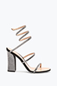 CLEO BLACK SANDAL WITH SOUL HEEL 105