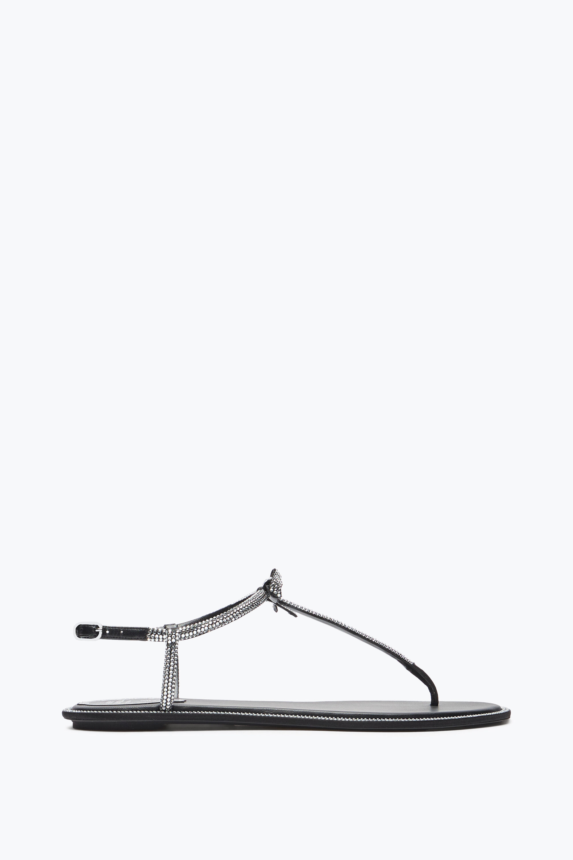 サンダル・ミュール AGL D684010PCKB1411013 Sandals Sandalo Pelle Nera Borchie Ash Medusa Stud flat gladiator sandal in black leather