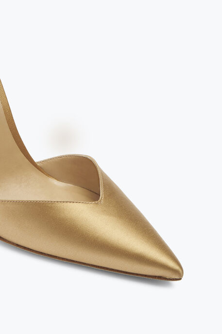 Cleo Crystal Champagne Open-Back Pump 105 Cleo Crystal Champagne Open-Back Pump 105