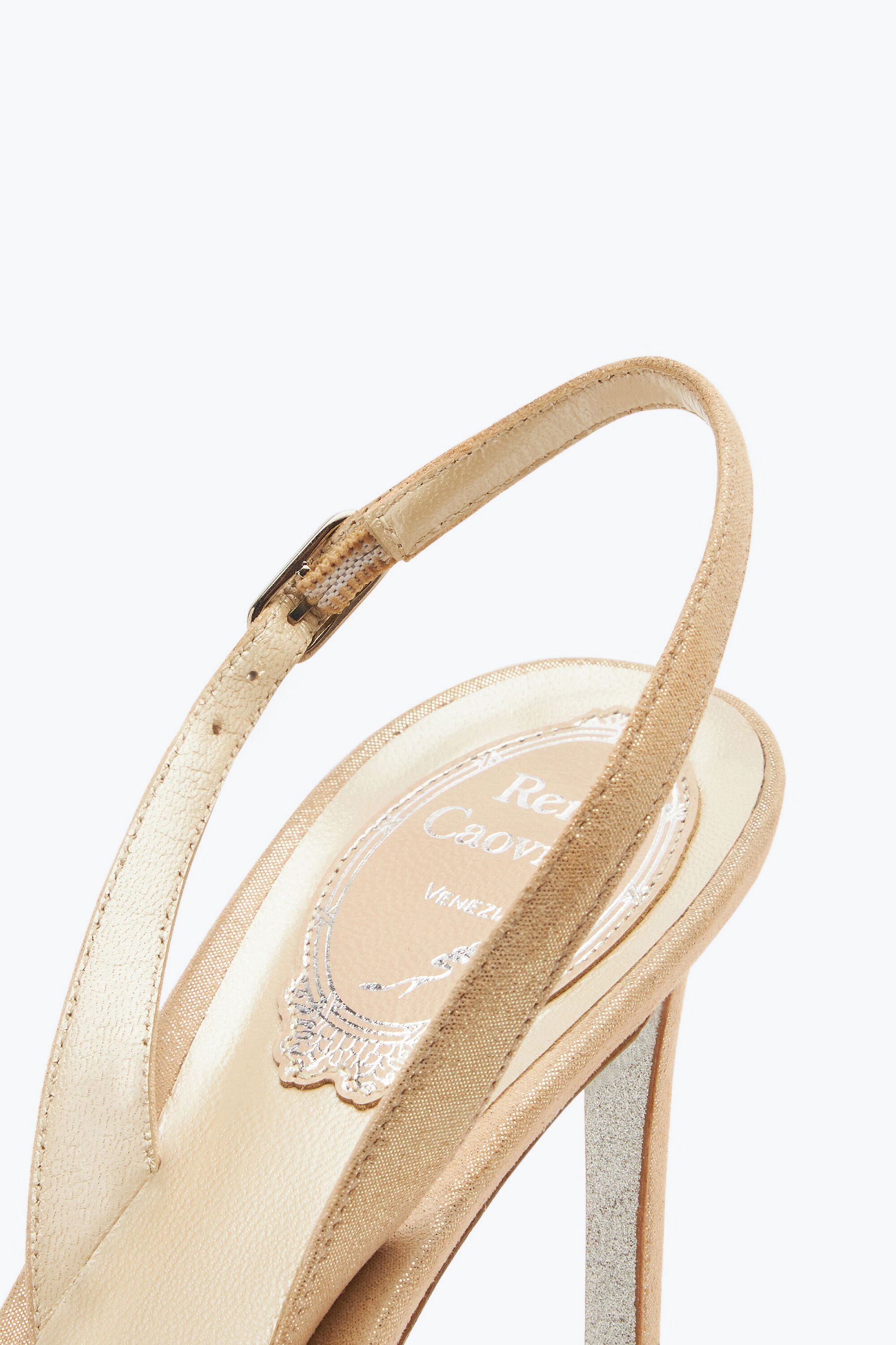 Jeweled Slingback With Jewel Stones Cinderella 75 | Rene Caovilla®