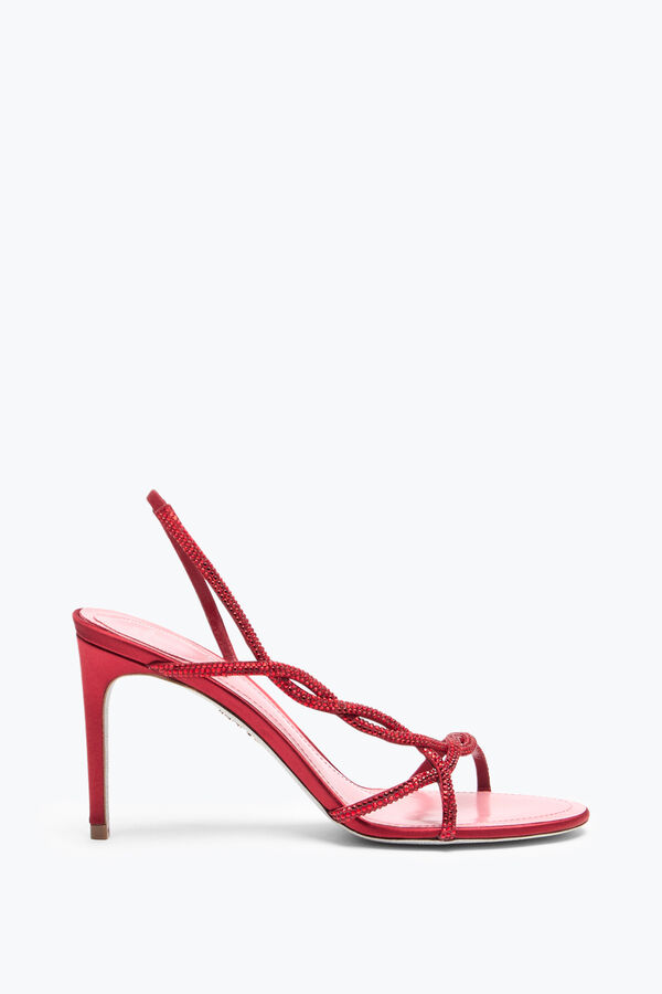 BRAID RED SANDAL 80