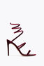 CLEO RUBINO VELVET SANDAL