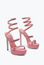 Cleo Barbie Pink Platform Sandal With Crystals 130