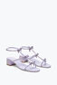 Caterina Lilac Sandal With Crystals 35