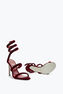 Cleo Velvet Ruby Red Sandal 105