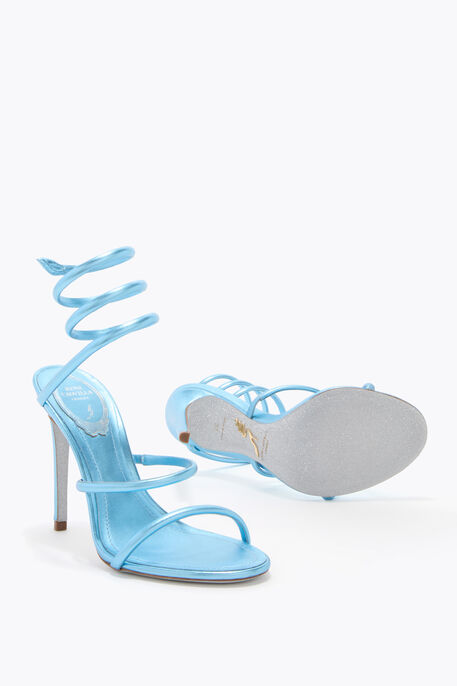 CLEO METALLIC LIGHT BLUE SANDAL 105