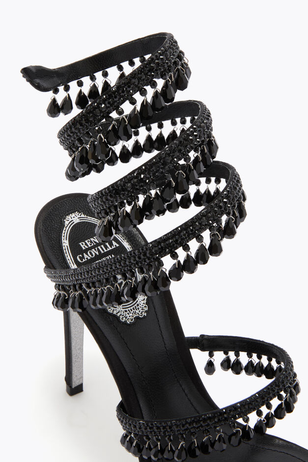CHANDELIER BLACK SANDAL 105