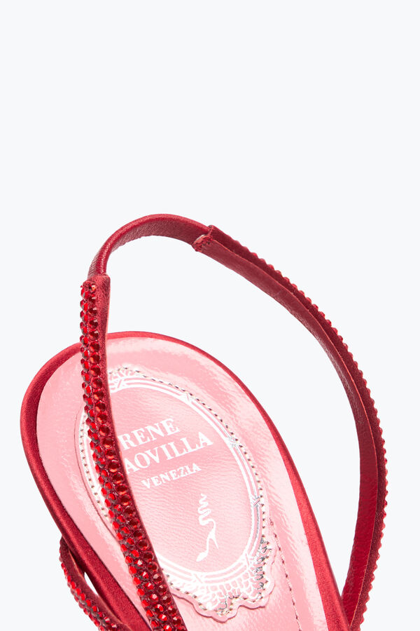 BRAID RED SANDAL 80