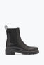 Black Leather Ankle Boots Bika