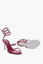 CLEO BORDEAUX SATIN/SIAM STRASS SANDAL