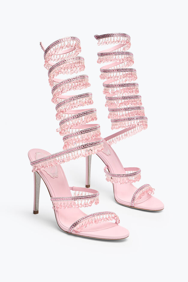 SUPER CHANDELIER POWDER PINK SANDAL 105