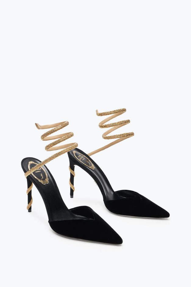 Margot Black And Gold Pump 105 Margot Black And Gold Pump 105