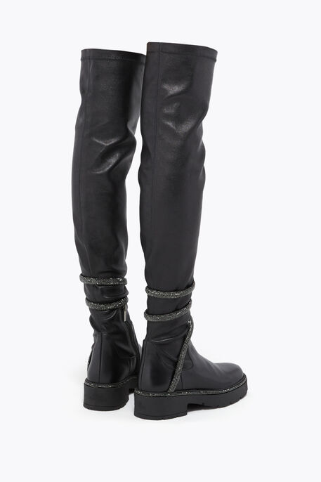 CLEO BLACK CUISSARD BOOT 50