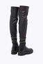 CLEO CUISSARD BLACK LAMB/JET HEMATITE STRASS BOOT