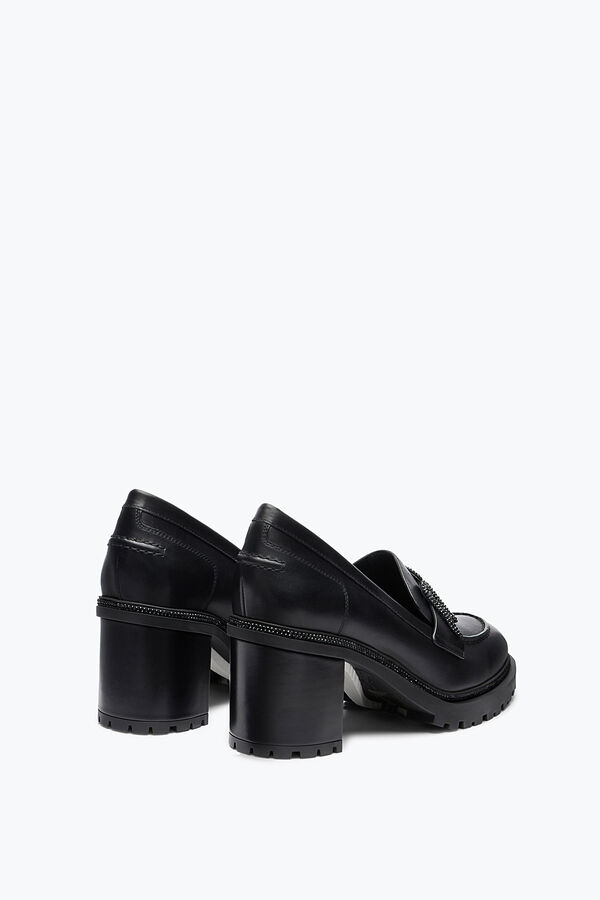 Morgana Black Loafer With Crystals 60