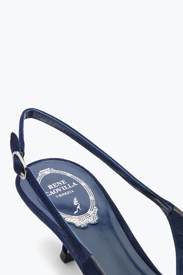 Trifora Midnight Blue Slingback 50