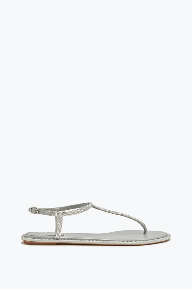 DIANA CRYSTAL GRAY SANDAL 10
