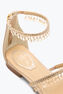 CHANDELIER NUDE FLAT SANDAL 10