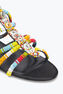 Rebecca Black Flat Sandal With Multicolor Beads 10