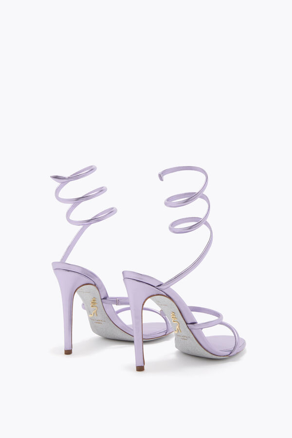 CLEO METALLIC LILAC SANDAL 105