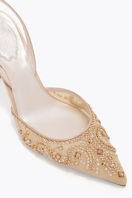 JAHANARA GOLD SLINGBACK 80