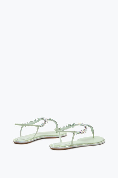 EDEN GREEN MINT THONG SANDAL 10